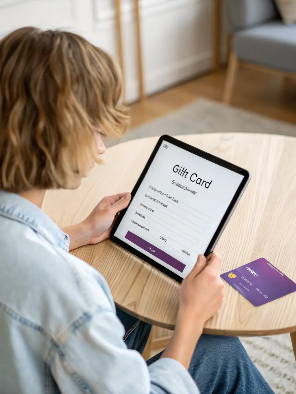 A person making a secure online payment with a credit card on a laptop, symbolizing the first step of paying securely for MapFix Pro's services.