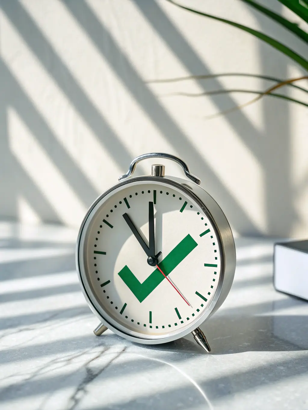 A clock with a checkmark, symbolizing the 48-hour turnaround time for MapFix Pro's Google Business Profile optimization service.
